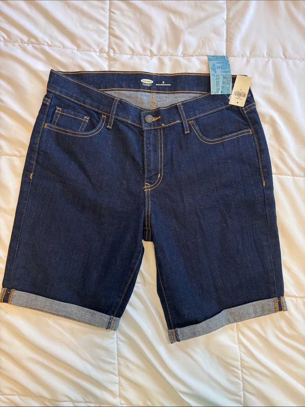 Old Navy Dark Blue Denim Jean Shorts